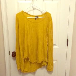 Women’s mustard loose fitting stylish top